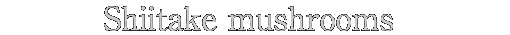 しいたけ